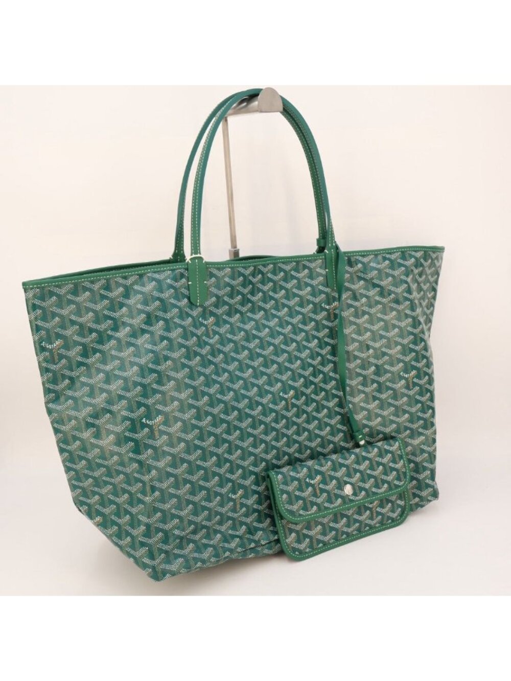 Goyard Green Tote Bag